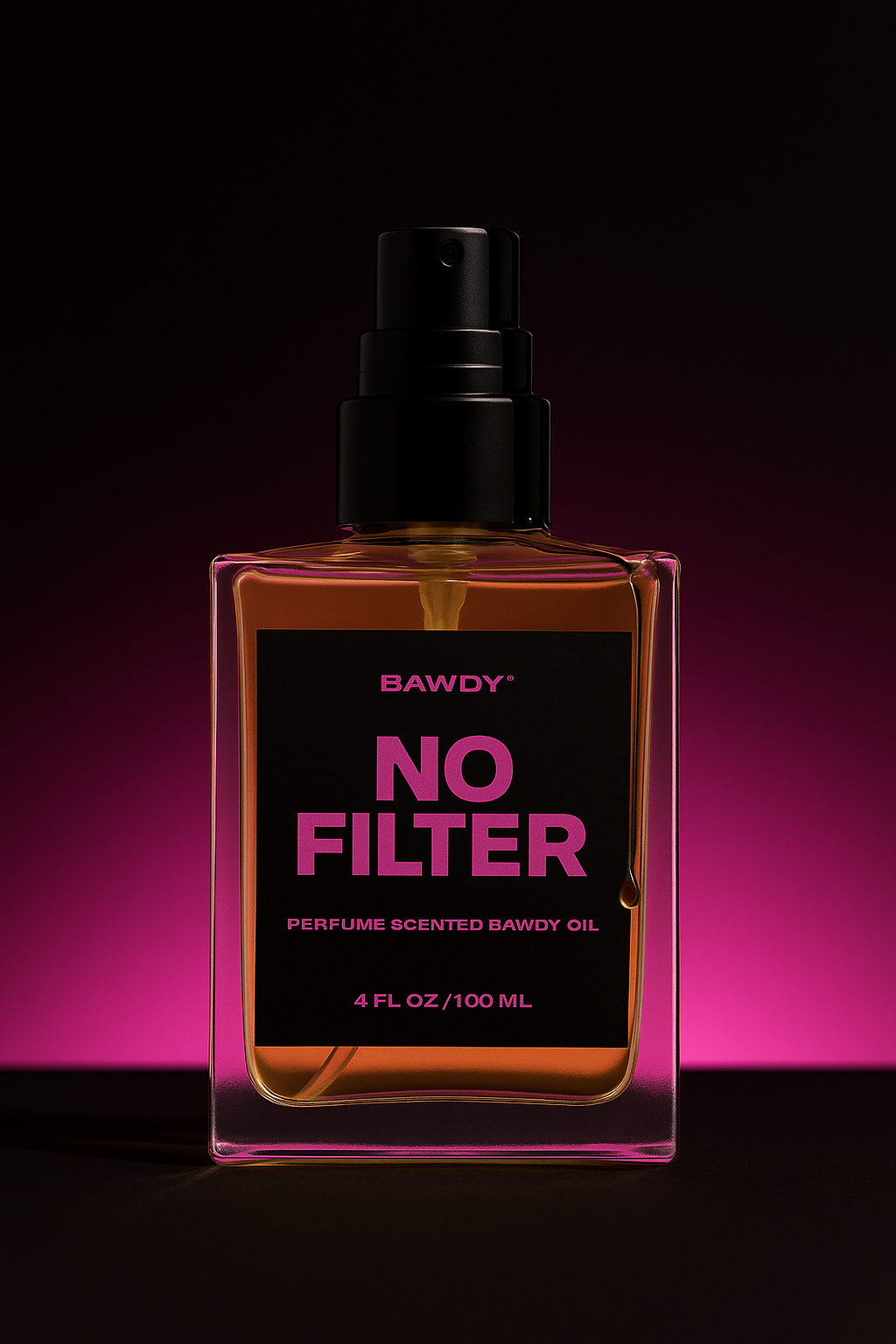 NO FILTER PERFUMED BODY OIL.